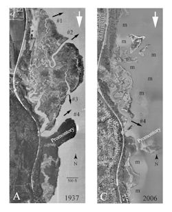 Erosion over time